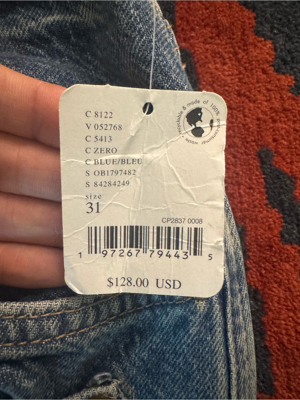 We The Free Final Countdown Cuffed Wide Leg Jeans - Blue - Picture 10 of 12